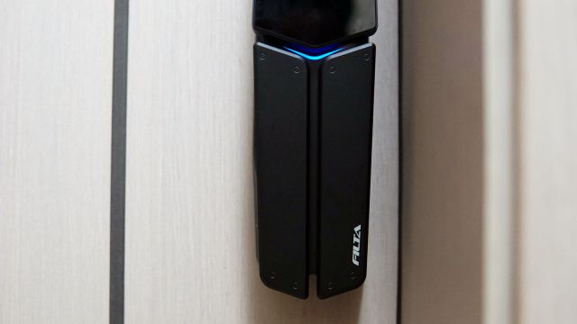 轻松出门，便捷到家，凡态机甲智能指静脉锁！