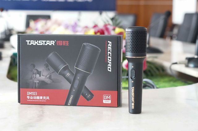  高真还原人声，得胜DM103有线动圈麦克风测评