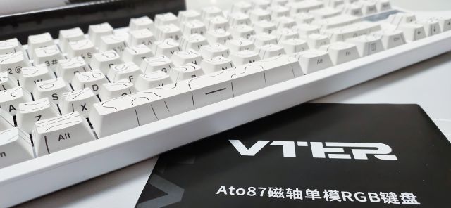 VTER 磁轴RGB电竞机械键盘，质感顺滑毫秒延迟，我的电竞首选！